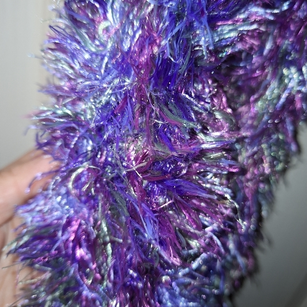 The Magic Scarf Purple and Blue Soft Scarf - Picture 2 of 2